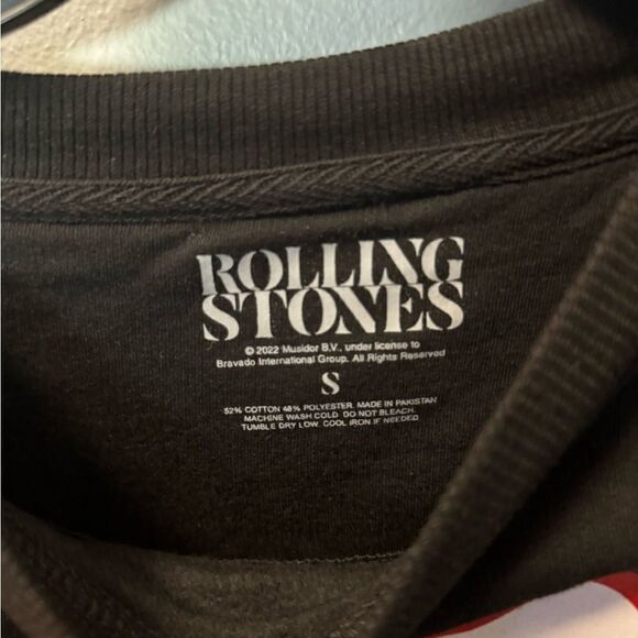 Rolling Stones Spiked Tongue Crewneck Sweatshirt Women's Size S NWT - Picture 5 of 8